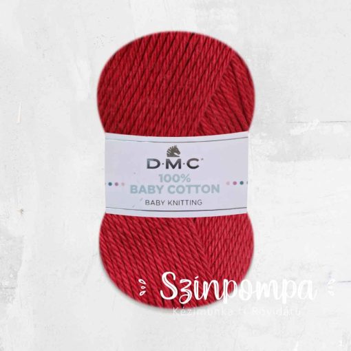 DMC 100% Baby Cotton - Piros - 754