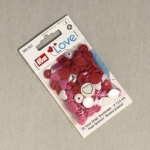 Prym szív, műanyag patent - vegyes