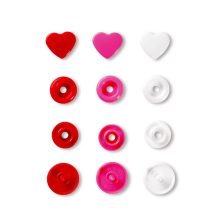 Prym szív, műanyag patent - vegyes