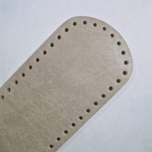 Szürke ekobőr táskaalj  - horgolható