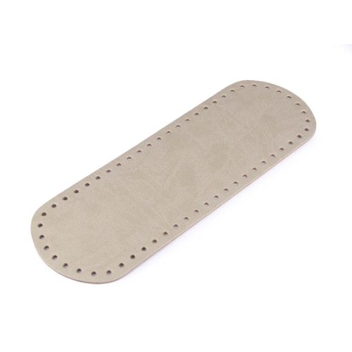 Szürke ekobőr táskaalj  - horgolható