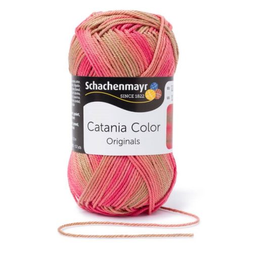 Schachenmayr Catania Color - Mogyoró-rózsaszín - 227
