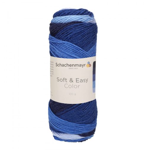 Schachenmayr Soft & Easy Color - Kék