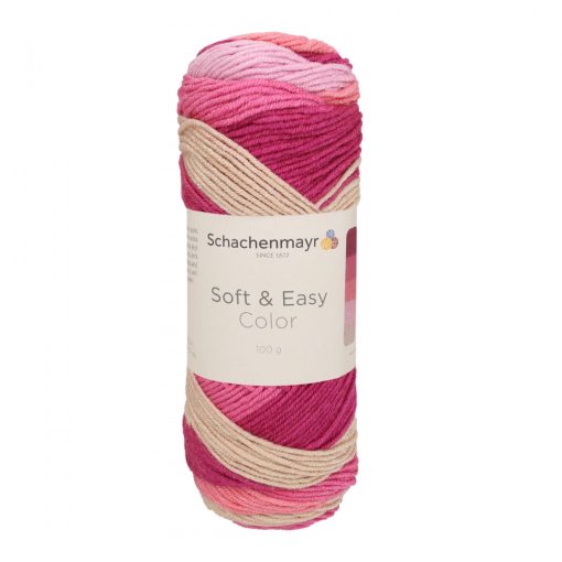 Schachenmayr Soft & Easy Color - Rózsa