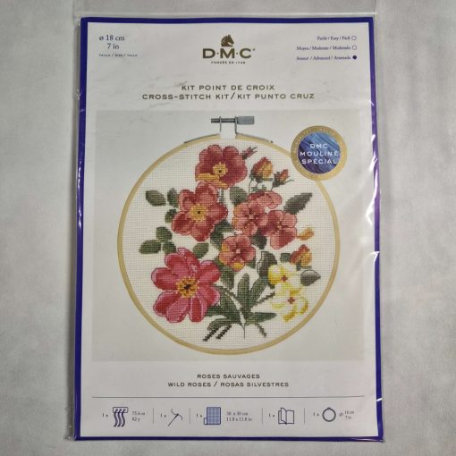 DMC keresztszemes készlet - Roses Sauvages