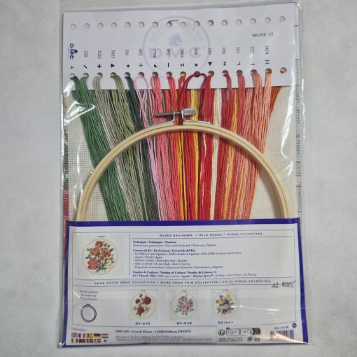 DMC keresztszemes készlet - Vad rózsák