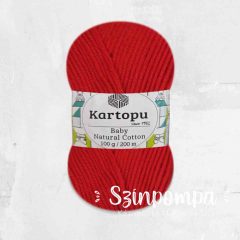 Kartopu Baby Natural Cotton - Piros - 166