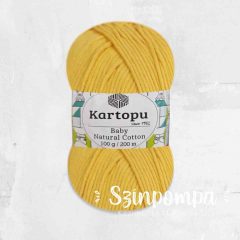 Kartopu Baby Natural Cotton - Napsárga - 318