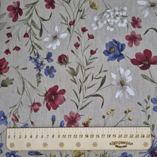 Vadvirágos textil