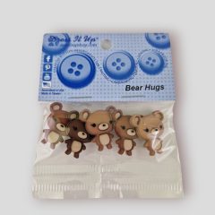 Dress it up! gomb - Bear Hugs - Macik