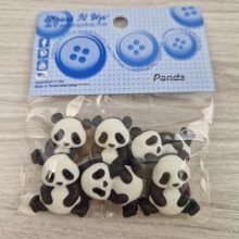 Dress it up! gomb - Panda
