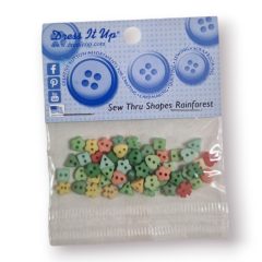   Dress it up! gomb - Sew Thru Shapes Rainforest - Vegyes csomag