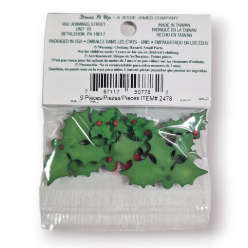 Dress it up! gomb - Holly Jolly Christmas - Téli csomag