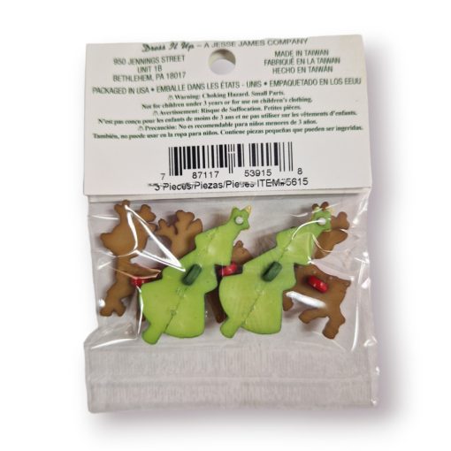 Dress it up! gomb - Reindeer Games - Téli csomag