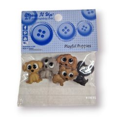 Dress it up! gomb - Playful Puppies - Kutyák