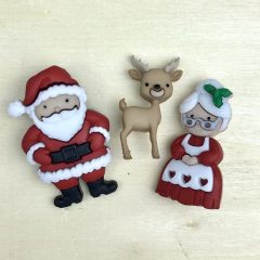 Dress it up! gomb - Mr. És Mrs. Claus 