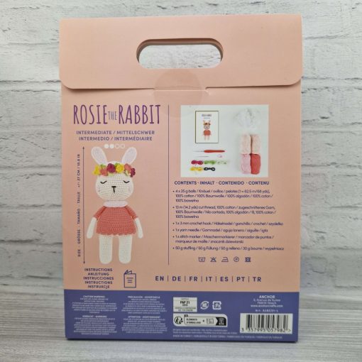 Anchor - Rosie the rabbit - Amigurumi egységcsomag eszközökkel