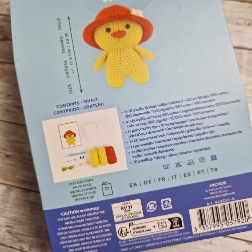 Anchor - Daphne the duck - Amigurumi egységcsomag eszközökkel