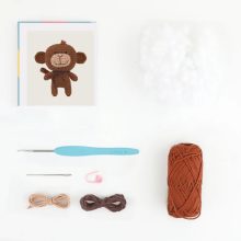 Anchor - Mimi the monkey - Amigurumi egységcsomag eszközökkel