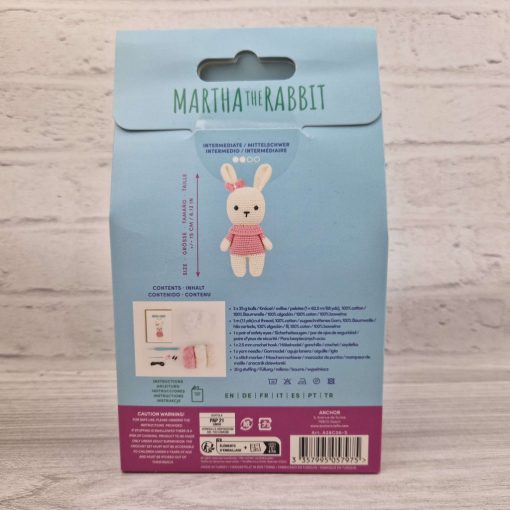 Anchor - Martha the rabbit - Amigurumi egységcsomag eszközökkel