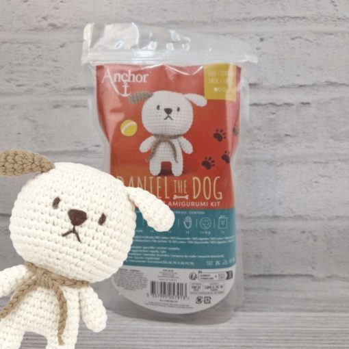 Anchor - Daniel the dog - Amigurumi egységcsomag eszközökkel