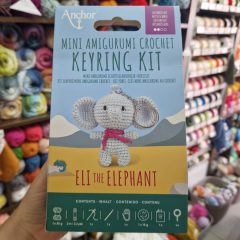   Anchor - Eli the elephant - Amigurumi kulcstartó egységcsomag eszközökkel