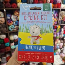 Anchor - Hank the hippo - Amigurumi kulcstartó egységcsomag eszközökkel