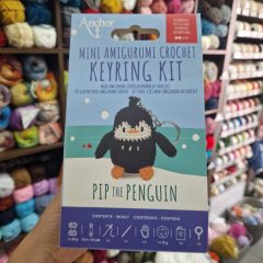   Anchor - Pip the penguin - Amigurumi kulcstartó egységcsomag eszközökkel
