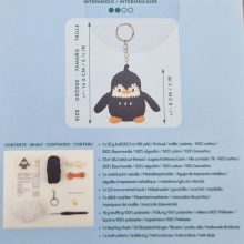 Anchor - Pip the penguin - Amigurumi kulcstartó egységcsomag eszközökkel