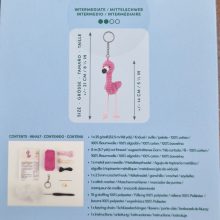 Anchor - Flo the flamingo - Amigurumi kulcstartó egységcsomag eszközökkel