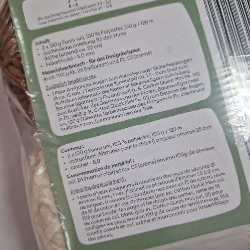 Gründl - Benni - Zsenília amigurumi egységcsomag horgolótűvel