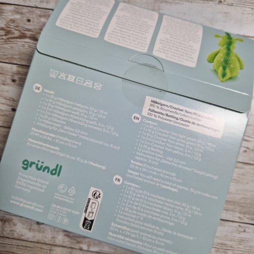 Gründl - Dieter - Amigurumi egységcsomag horgolótűvel