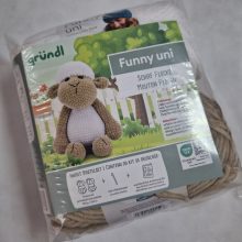 Gründl - Flocke - Zsenília amigurumi egységcsomag horgolótűvel