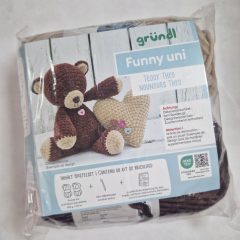   Gründl - Theo - Zsenília amigurumi egységcsomag horgolótűvel