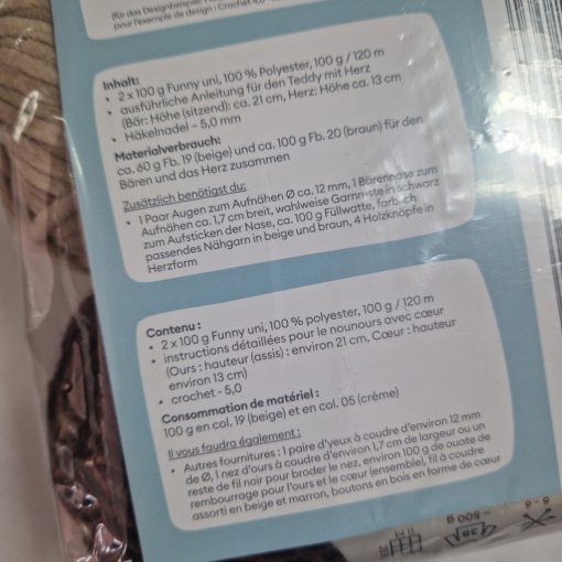 Gründl - Theo - Zsenília amigurumi egységcsomag horgolótűvel