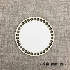 Horgolható kerek alap - 10 cm (átmérő)