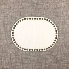 Horgolható ovális alap - 205x150 mm