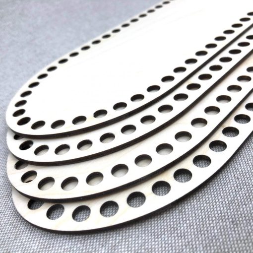 Horgolható íves alap - 255x100 mm