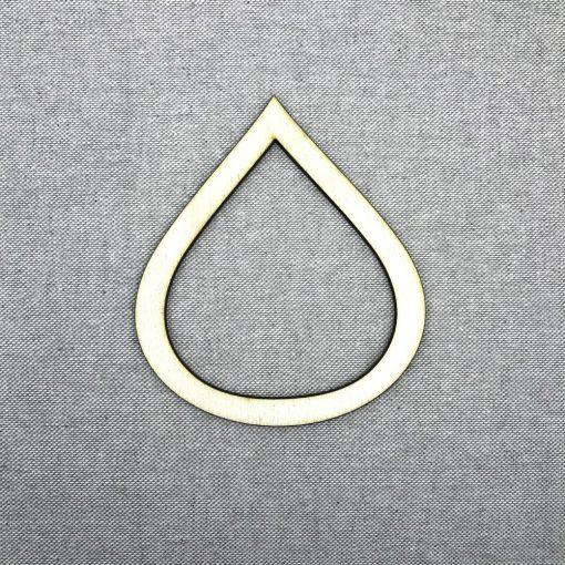 Fa csepp alakú makramé alap - 10 cm-től