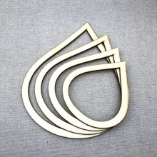 Fa csepp alakú makramé alap - 10 cm-től