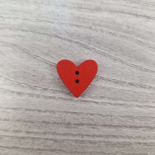 Fagomb - Szív - Piros