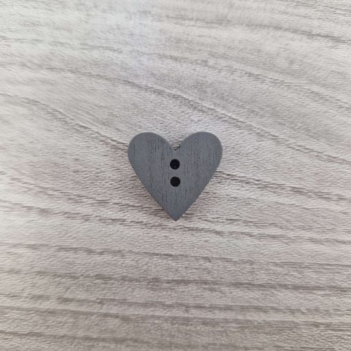 Fagomb - Szív - Szürke