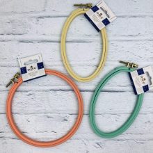 Színes faráma, hímzőkeret - sárga