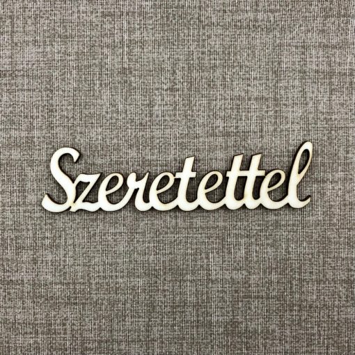 Szeretettel