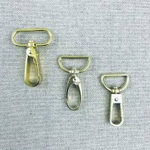 Arany színű fém karabiner - 2 cm-től