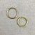 Arany színű fém karika - 2 cm-től