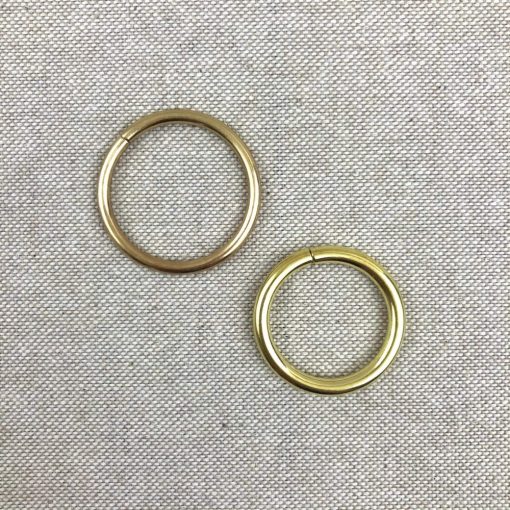 Arany színű fém karika - 2 cm-től