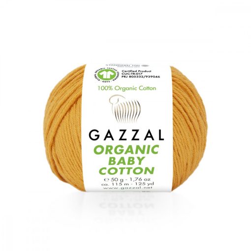 Gazzal Organic baby cotton - mandarin