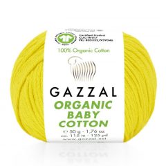 Gazzal Organic baby cotton - sárga