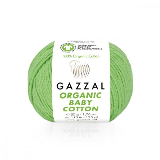 Gazzal Organic baby cotton - zöld